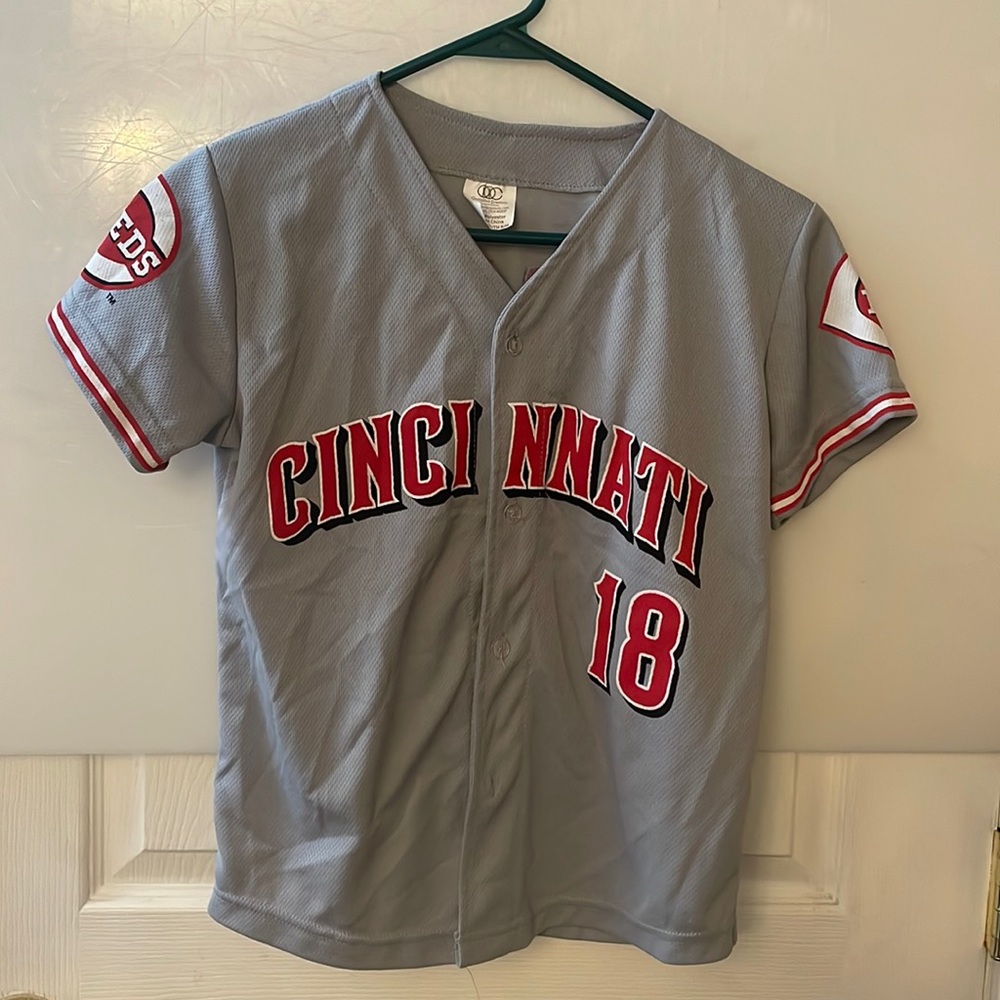 Cincinnati Reds “Reds Heads” youth jersey